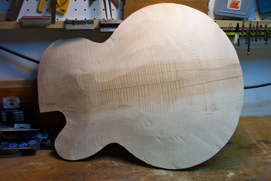 Guitar Back Shaping